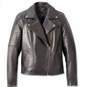 Harley-Davidson Women’s Jacket, size L, Black Leather Biker